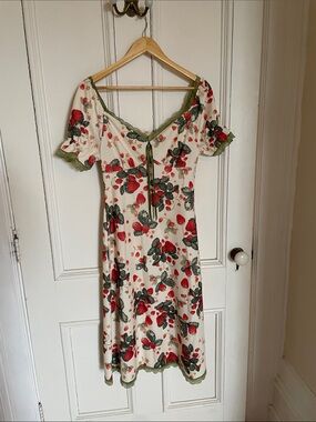 cider lace trim cami midi dress Vacation Dresses